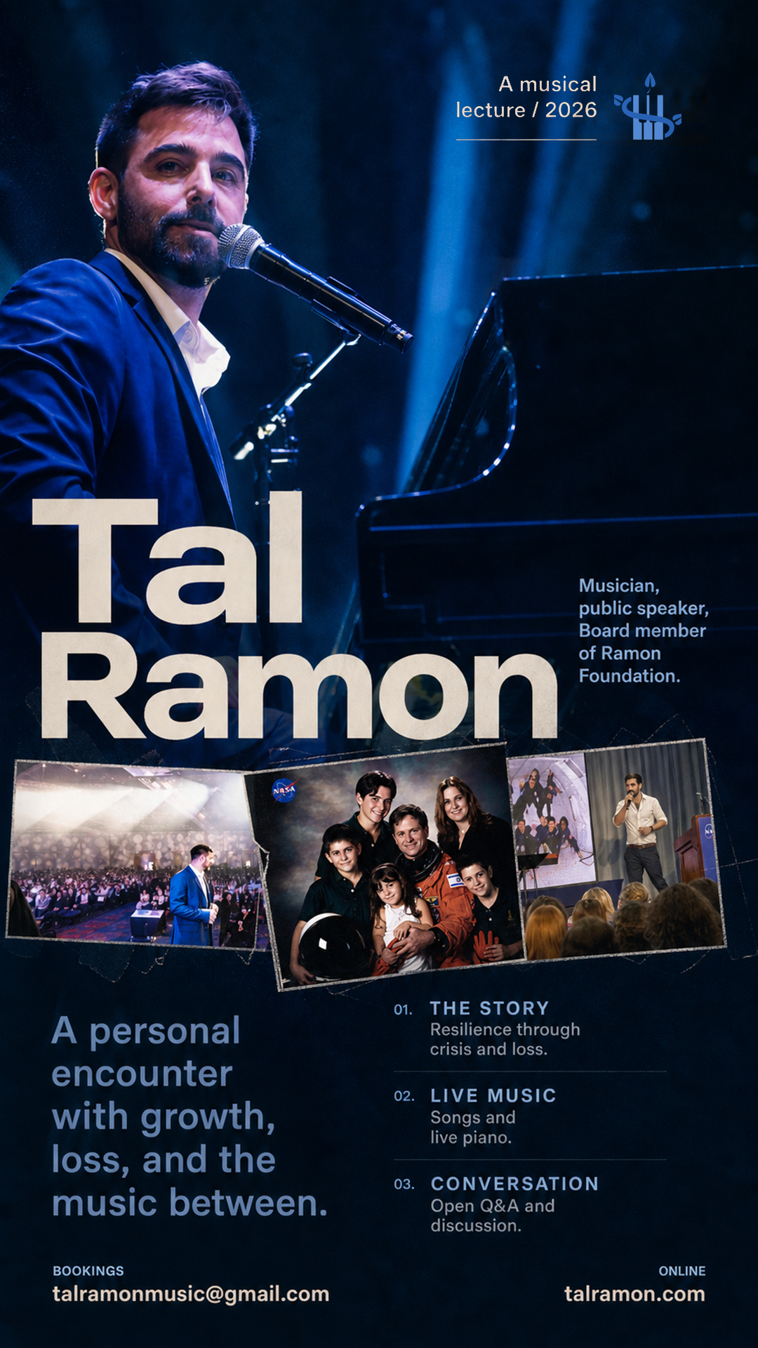Tal Ramon Instagram story poster